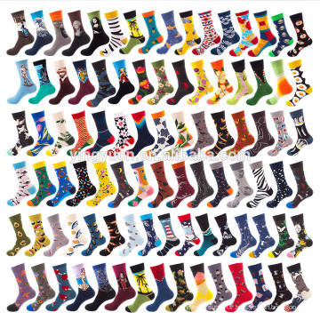 Commerce de gros Dot Crew Mercerized Chaussettes personnalisées de haute qualité Coton Homme Chaussette Hommes